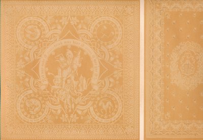 锦缎亚麻布，斯图加特C. Faber先生和Burre Bros. Dumferline先生，1863年 作者 罗伯特·杜德利