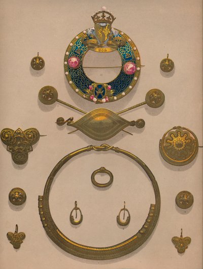 金饰和胸针，1863年。 作者 罗伯特·杜德利