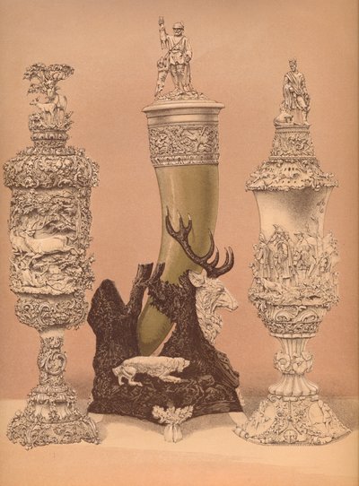 象牙雕刻，1893年。 作者 罗伯特·杜德利