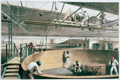 制造跨大西洋电报电缆，约1865年 1866年 作者 罗伯特·杜德利