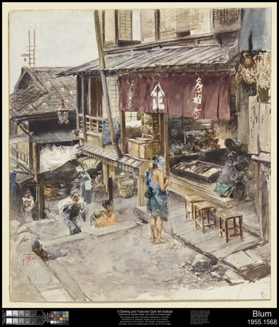 日本Ikao的一条街，III 作者 罗伯特·弗雷德里克·布鲁姆
