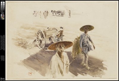 洒水车，1890年 作者 罗伯特·弗雷德里克·布鲁姆