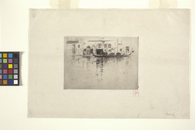 威尼斯运河（水墨） 作者 罗伯特·弗雷德里克·布鲁姆