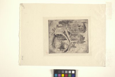 Venetian Canal And Bridge (etching) 作者 罗伯特·弗雷德里克·布鲁姆