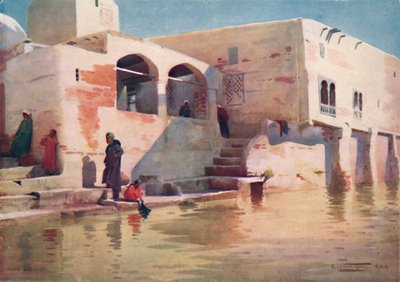 1904年在门萨拉建的水边清真寺，1904年 作者 罗伯特·乔治·塔尔伯特·凯利