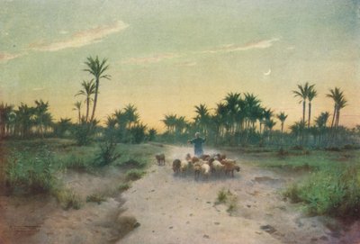 歌珊国度-傍晚，c1880，1904年 作者 罗伯特·乔治·塔尔伯特·凯利