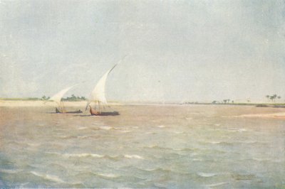 尼罗河上游的北风，c1880，1904年 作者 罗伯特·乔治·塔尔伯特·凯利