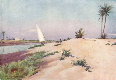 1904年，摄于Tel-El-Kebir附近的Ismailia运河上 作者 罗伯特·乔治·塔尔伯特·凯利