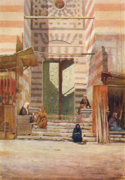 El-Maristan El-Kelaun的青铜门，c1880，1904年 作者 罗伯特·乔治·塔尔伯特·凯利