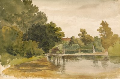 树林中的倒影 作者 罗伯特·希尔斯