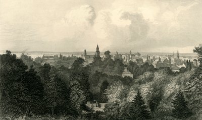 密尔沃基市》，1874年。   作者 罗伯特·欣希尔伍德