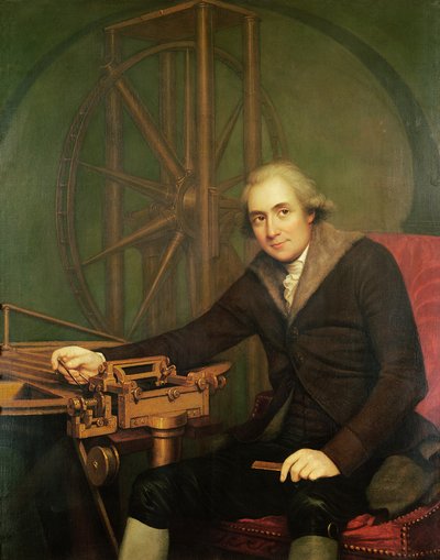 Jesse Ramsden的肖像（1735-1800） 作者 Robert Home