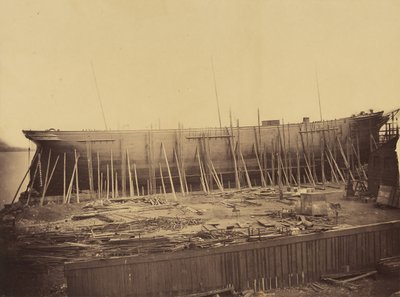 建设中的阿芙罗狄塔，约1857年。 作者 罗伯特·霍利特