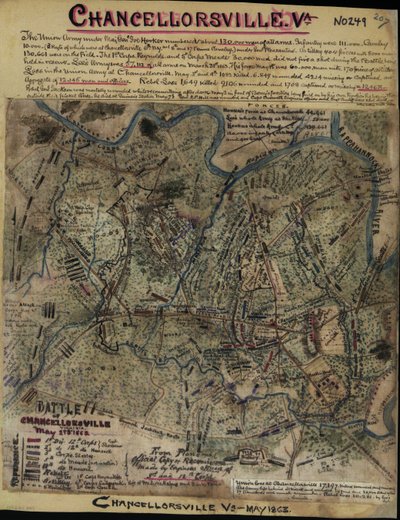 弗吉尼亚州钱斯勒斯维尔战役，1863 年 5 月 2 日和 3 日 LOC gvhs01.vhs00299 作者 罗伯特·诺克斯·斯登