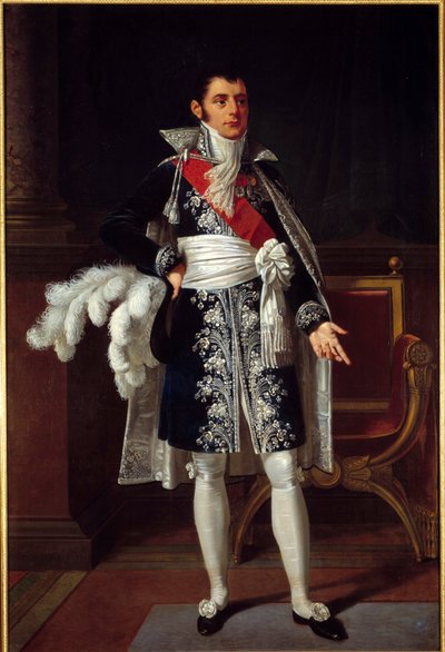 Portrait of Anne Jean Marie Rene Savary, Duke of Rovigo (1774 - 1833) Minister of the General Police. Painting by Robert Lefevre (1755-1830) 作者 罗伯特·勒菲佛尔