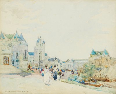 长廊（水彩画） 作者 罗伯特·麦克高恩·考文垂