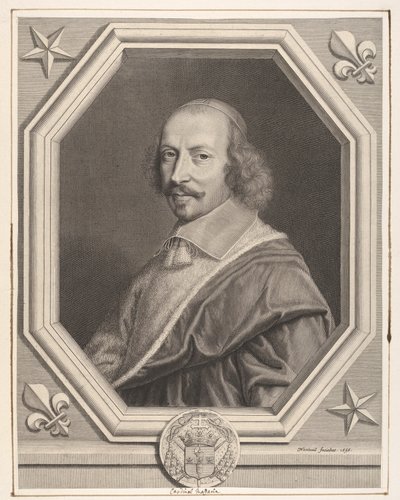 红衣主教朱尔斯·马扎林（Jules Mazarin），1656年。 作者 罗伯特·南特伊