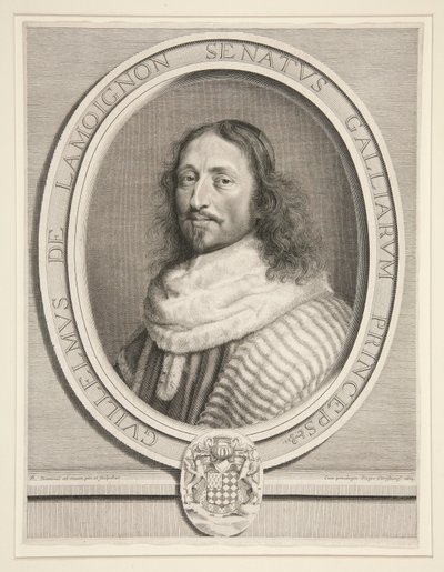 Guillaume de Lamoignon，巴黎议会首任议长（巴黎议会第一议长） 作者 罗伯特·南特伊