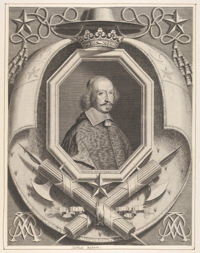 红衣主教朱尔斯·马扎林（Jules Mazarin），1659年。 作者 罗伯特·南特伊