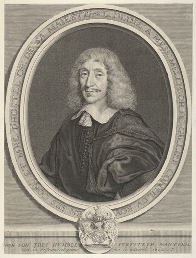 梅尔基奥·吉利尔（Melchior de Gillier），1652年。 作者 罗伯特·南特伊