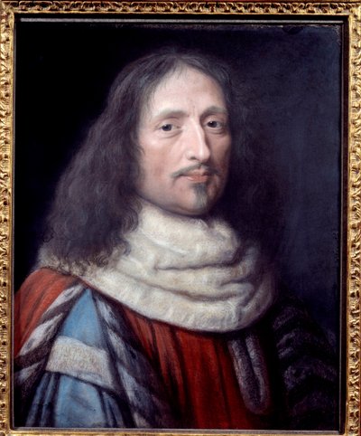 纪尧姆-德-拉莫尼翁（1617-1677）的肖像 巴黎议会第一任主席 罗伯特-南特伊（1623-1678）的画作 17世纪 巴黎，卡纳瓦莱博物馆 作者 罗伯特·南特伊