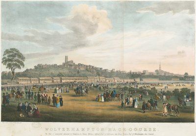 Wolverhampton-赛场：彩色石版画，nd [c 1826]（印刷） 作者 罗伯特·诺伊斯