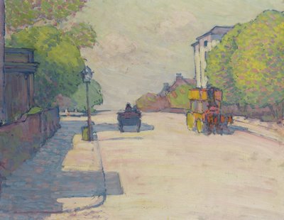 阿德莱德路在阳光下，1910年 作者 罗伯特·波希尔·贝文