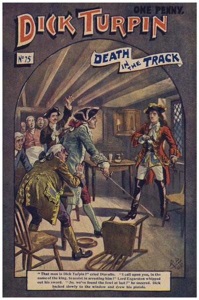 Dick Turpin (colour litho) 作者 罗伯特·普罗斯（Robert Prowse Jnr）