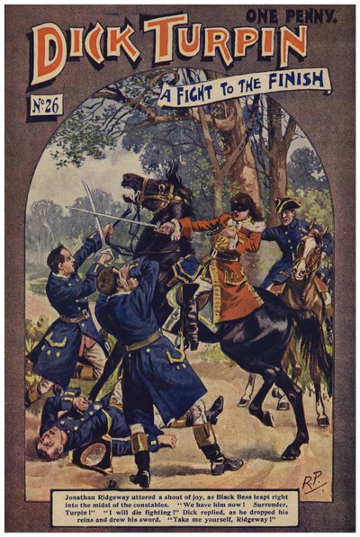 Dick Turpin（彩色石版画） 作者 罗伯特·普罗斯（Robert Prowse Jnr）