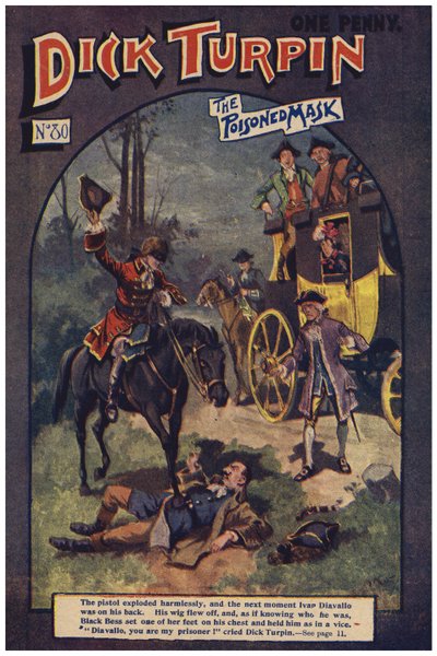 Dick Turpin（彩色石版画） 作者 罗伯特·普罗斯（Robert Prowse Jnr）