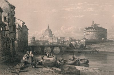 罗马，1820年代。 作者 罗伯特·桑兹