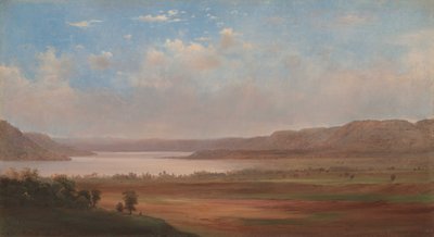 明尼苏达州佩平湖的景色，1862年 作者 罗伯特·斯科特·邓肯森