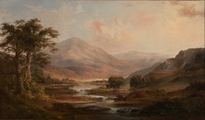 苏格兰风景，1871年。 作者 罗伯特·塞尔登·邓肯森