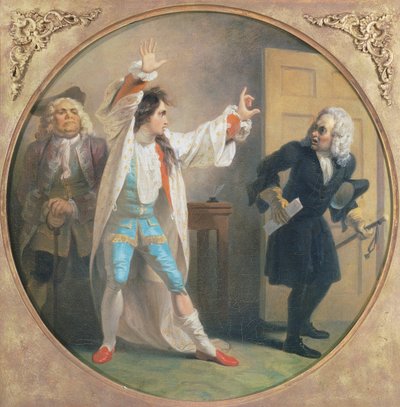 威廉·康格里夫（William Congreve，1670-1729 年）创作的《爱为爱》第四幕第一场，罗伯特·斯米尔克（Robert Smirke，1752-1845 年）绘画。 英国 作者 罗伯特·斯默克