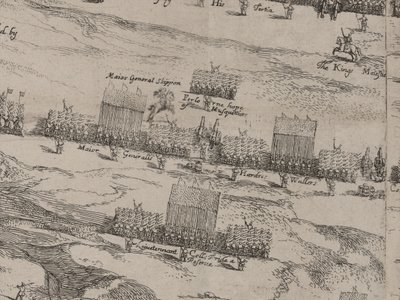 and下马蹄军和托马斯·费尔法克斯爵士的描述； 1645年6月第15天 作者 罗伯特·斯特雷特（Robert Streater）或史特勒（Streeter）
