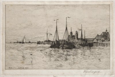 哈林根，1884年。 作者 罗伯特·斯温·吉福德