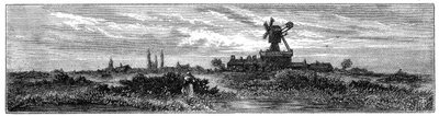 温布尔登风车，1880年 作者 罗伯特·泰勒·普里切特