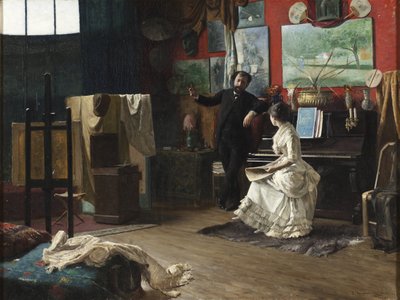 间奏曲》，罗伯特-特格斯托姆（1857-1919 年）创作。布面油画 作者 罗伯特·塞格斯特伦