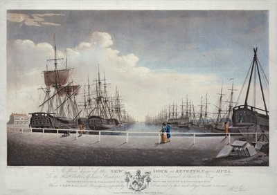 赫尔河畔金斯顿新码头西景图 作者 罗伯特·休