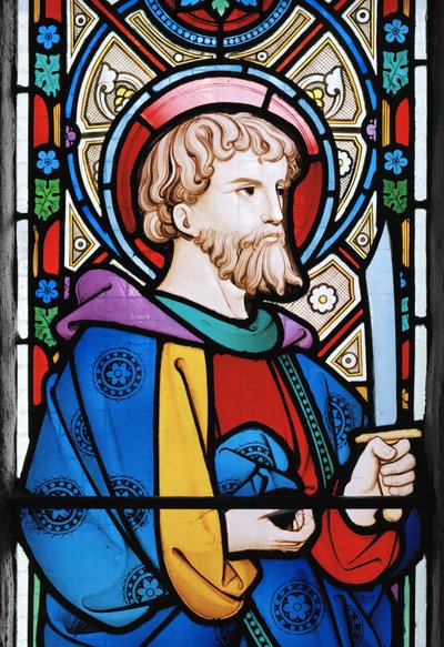 圣巴塞洛缪，1862年（彩色玻璃） 作者 罗伯特·特尼尔·拜恩