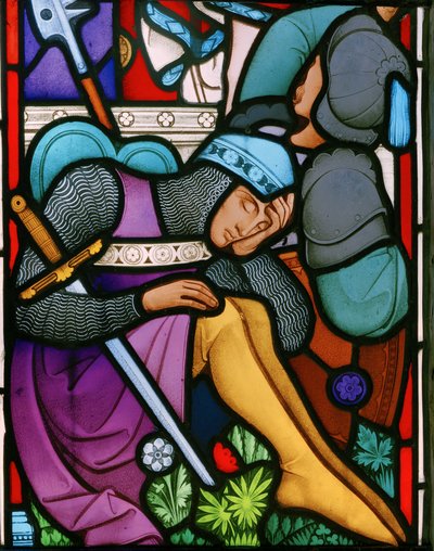 复活，细节，1864年（彩色玻璃） 作者 罗伯特·特尼尔·拜恩