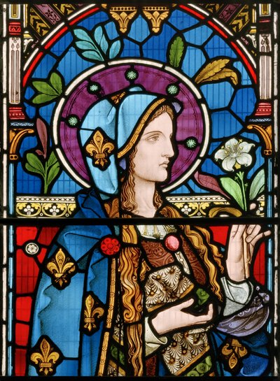 圣母玛利亚，1863年（彩色玻璃） 作者 罗伯特·特尼尔·拜恩