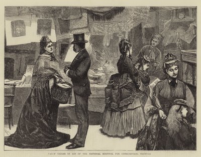 在Ventnor的国家消费医院援助中的Fancy Bazaar 作者 Robert Walker Macbeth