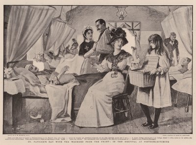 在彼得马里茨堡医院，前面受伤的圣帕特里克节 作者 Robert Walker Macbeth