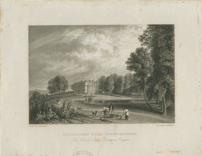 Biddulph-Knypersley Hall [new]：钢版画，nd [？19th cent] 作者 罗伯特·沃利斯