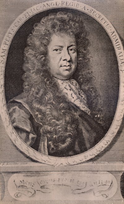塞缪尔·佩皮斯（Samuel Pepys），英国对话家和海军管理员，c1690 1894 作者 罗伯特·怀特