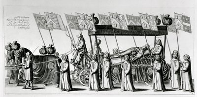 1671年Albemarle第一公爵George Monck的国葬 作者 罗伯特·怀特