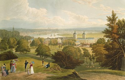 伦敦采取从格林威治公园，酒吧的看法。 1820 by Colnaghi und Co.（aquatint） 作者 老罗伯特·哈维尔和小罗伯特·哈维尔
