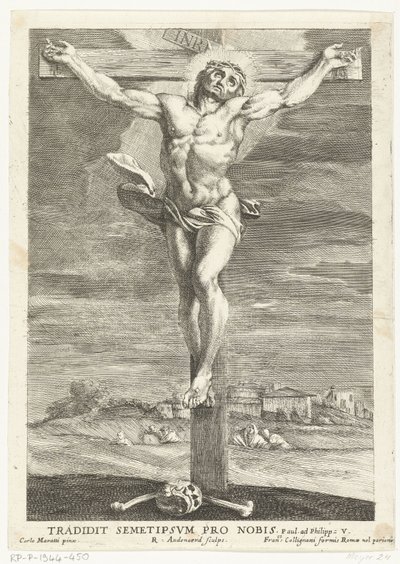 十字架上的基督 作者 卡洛·马拉塔（Carlo Maratta）