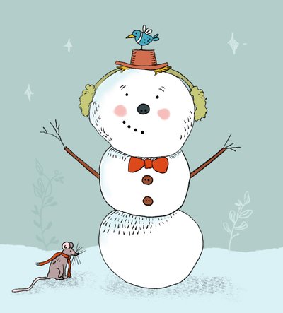 星空雪人》，2019 年（数字） 作者 罗伯塔·默里